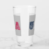 USA Sterne + Streifen Glas (Links)