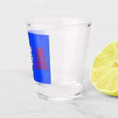 USA Sterne + Streifen Schnapsglas (Rechts)