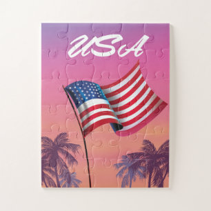 USA Sterne und Streifen Puzzle