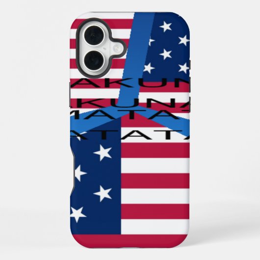 USA Sternenbanner iPhone Hülle (Rückseite)