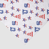 USA Sternenbanner Seidenpapier (Ausschnitt)