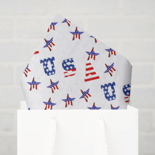 USA Sternenbanner Seidenpapier