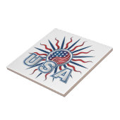 USA Sternexplosion Yin Yang Fliese (Seite)