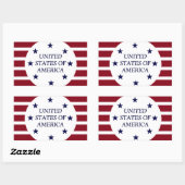 USA STICKER (Blatt)