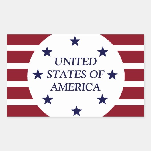 USA STICKER (Vorderseite)