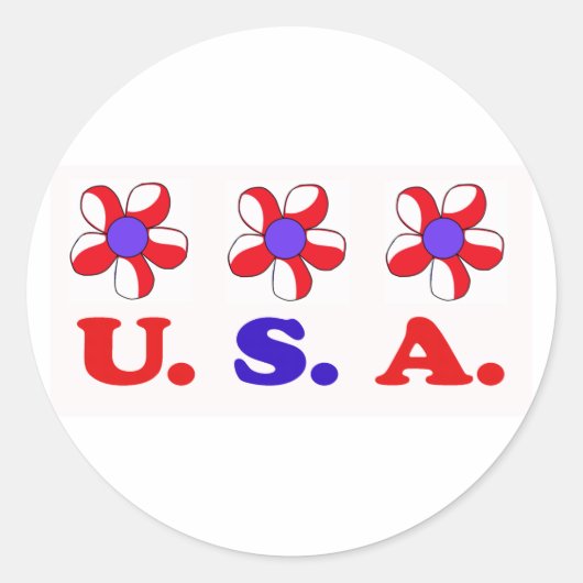 USA Stickers (Vorderseite)