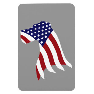 USA-Stolz-Deutsche Dogge Magnet