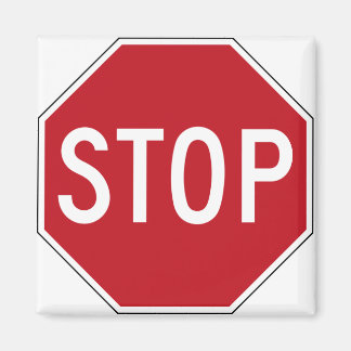 USA Stopp Sign Magnet