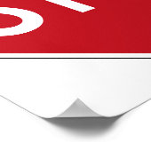 USA Stopp Sign Poster (Ecke)