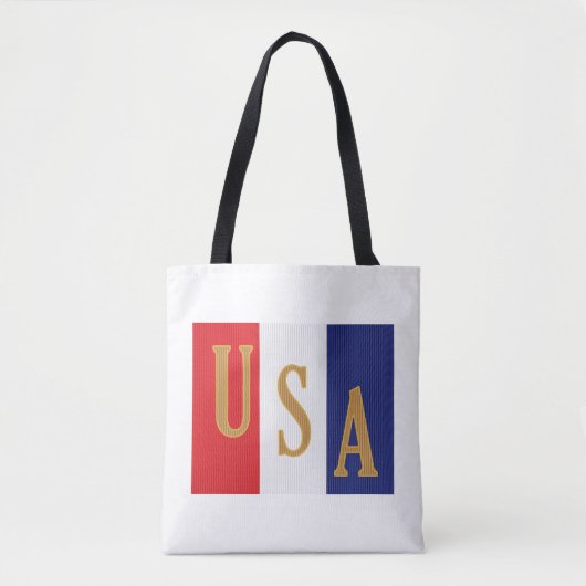 USA-Streifen-Dekor Tasche (Vorderseite)