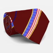 USA-Streifenflagge Krawatte (Gerollt)
