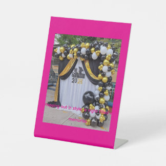 USA – Stylische Party- & Event-Displays von Zazzle Sockelschild