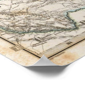 USA Südindisches Gebiet Poster (Ecke)