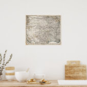 USA Südindisches Gebiet Poster (Küche)