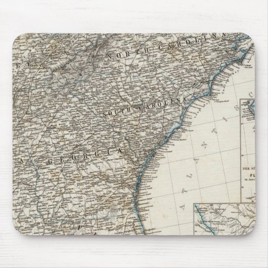 USA Südliche Staaten Mousepad (Vorne)