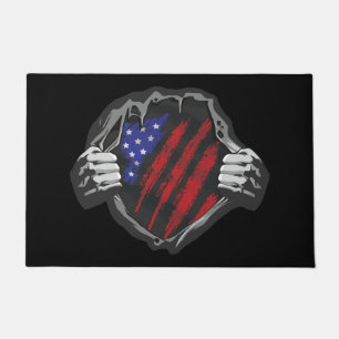 USA Superherd Costume Flag Fußmatte