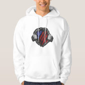 USA Superherd Costume Flag Hoodie (Vorderseite)