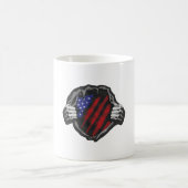 USA Superherd Costume Flag Kaffeetasse (Mittel)