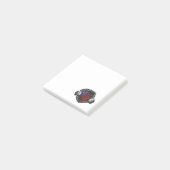 USA Superherd Costume Flag Post-it Klebezettel (angewinkelt)