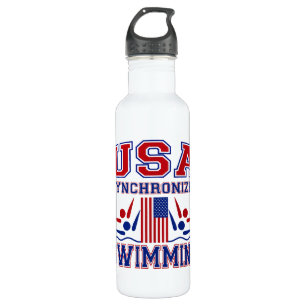 USA-Synchronschwimmen Edelstahlflasche
