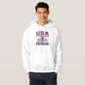 USA-Synchronschwimmen Hoodie (Vorne ganz)