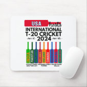 Usa T-20 International Cricket 2  Mousepad (Mit Mouse)