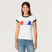 USA T-Shirt (Vorderseite Vollansicht)