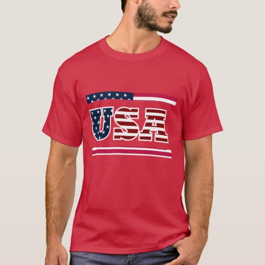 USA T - SHIRT (Vorderseite)