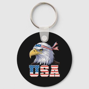 Usa T-Shirt Amerikanische Flagge Männer Frauen Kin Schlüsselanhänger