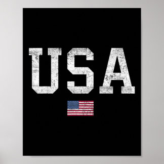 Usa T-Shirt Frauen Männer Kinder Patriotische amer Poster