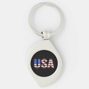 USA T-Shirt patriotische amerikanische Flagge Männ Schlüsselanhänger