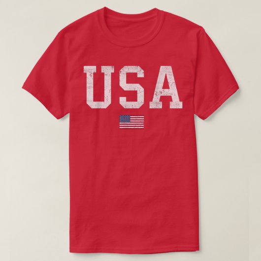 USA T Women Men Kids Patriotic American Flag Juli T-Shirt (Design vorne)
