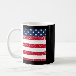 USA-Tasche mit amerikanischer Flagge für den 4. Ju Kaffeetasse