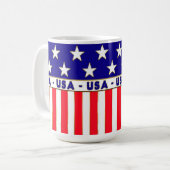 USA TASSE - FLAG (Vorderseite Links)