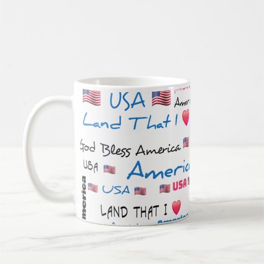 USA-TASSE KAFFEETASSE (Links)