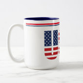 USA-Tasse Zweifarbige Tasse (Links)
