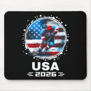 Usa Team 2026 Vereinigte Staaten Amerikanische Fla Mousepad