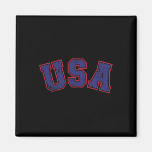 Usa-Team für patriotischen Unabhängigkeitstag am 4 Magnet