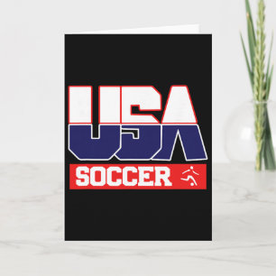 Usa Team Soccer - Männer und Frauen American Sport Karte