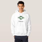 USA Teamwork Green Hoodie (Vorne ganz)