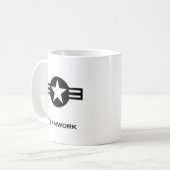 USA Teamwork Kaffeetasse (Vorderseite Links)