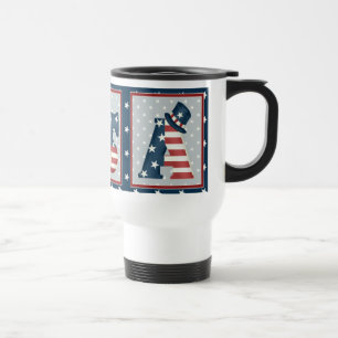 USA Teddy Bears Travel Mug Reisebecher