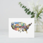 USA-Teller von Lizenzen Vintag Postkarte (Stehend Vorderseite)