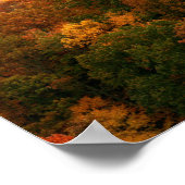 USA, Tennessee. Blick auf den schneebedeckten Mont Poster (Ecke)