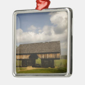 USA, Tennessee, Great Smoky Mountain NP. Silbernes Ornament (Links)