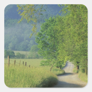 USA, Tennessee, Great Smoky Mountains NP, Quadratischer Aufkleber