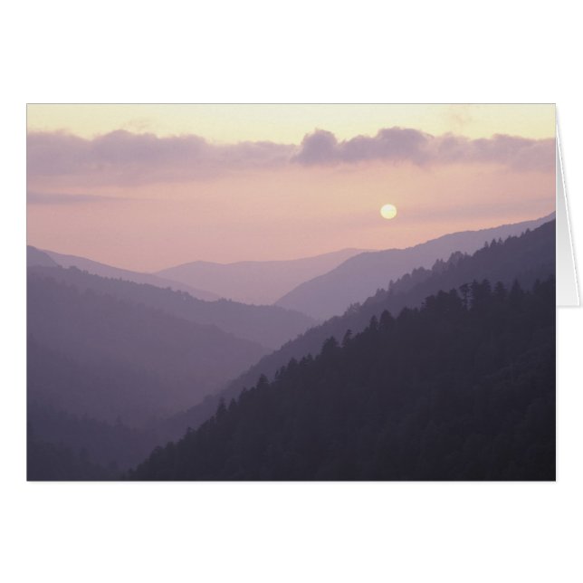 USA, Tennessee. Große Smokey-Berge 2 (Vorderseite (Horizontal))