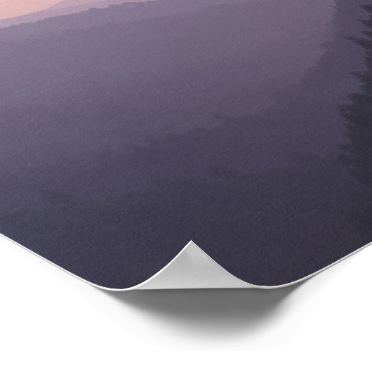 USA, Tennessee. Große Smokey-Berge Poster (Ecke)