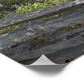 USA - Tennessee. Kabelmühle im Gebiet der Cades Co Poster (Ecke)