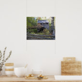 USA - Tennessee. Kabelmühle im Gebiet der Cades Co Poster (Küche)